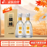 今世缘 国缘淡雅 浓香型白酒 52度 500mL*2瓶 双瓶装 送礼