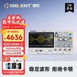 鼎阳（SIGLENT）SDS1204X-C 数字示波器 200MHz带宽 4通道 1G采样
