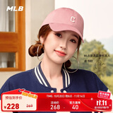 MLB帽子男女情侣棒球帽软顶鸭舌帽秋冬运动帽四季3ACP7701N-45PKM-F
