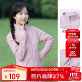 骆驼（CAMEL）户外抓绒衣女双面摇粒绒冲锋衣内胆抗静电薄款立领防风外套男  S