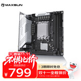 铭瑄（MAXSUN） MS-终结者 B760ITX D4 WIFI V3 支持DDR4 CPU 12490F/13400F/12600KF（Intel B760/LGA 1700）