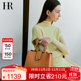HR赫莲娜包包女包美拉德头层牛皮手提包女上班通勤提挎包生日礼物