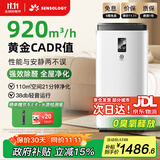 思乐智【同价11.11】除醛空气净化器S1000龙卷风除烟味甲醛猫毛杀菌负离子新风机别墅商用循环过滤器 【新房除醛净化】龙卷风S1000净化器