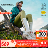 迈乐（Merrell）官方店男女款户外登山徒步鞋减震MOAB 3迈越者轻量防滑耐磨透气 J035894白灰米（女） 35