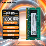 光威（Gloway）4GB DDR3L 1600 笔记本内存条 战将 普条 精选颗粒  CL11 