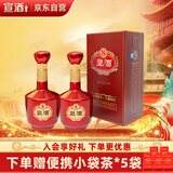 宣酒 宣8 浓芝兼香型白酒 40.9度 500ml*2 双瓶装 热门商品 送礼