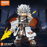 布鲁可积木英雄无限拼装赵云手办机甲布鲁克孙悟空吕布哪吒马超玩具礼物 英雄无限-圣铠马超