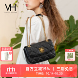 VANESSA HOGAN VH女包茵然软包系列复古太阳神斜挎包菱格链条腋下包小众单肩包