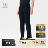 KOLON SPORT/可隆长裤 男子松紧防晒UPF50+弹力针织户外运动休闲裤 LHLP5MNT15-BK 黑色 L 175/82A