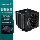 九州风神（DEEPCOOL） 玄冰400CPU散热器 台式机风冷散热器 支持1700多平台 自带硅脂 冰立方620数显【ARGB灯带/智能数显】