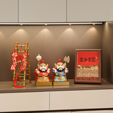 贝汉美（BHM）乔迁新居必备入宅搬家礼品乔迁之喜装饰布置仪式用品礼物全套摆件 【步步高升】门神守护3件套 乔迁新房氛围浓丨成套购买更方便