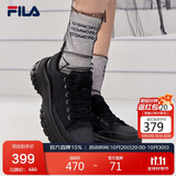 FILA 斐乐官方帆布鞋女鞋LAVA胖胖底厚增高鞋2025年板鞋休闲小白鞋