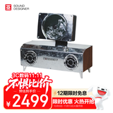 巫牌 CD播放机 2.1声道蓝牙音响音箱一体式CD机 钻石铁锈色 创意礼物