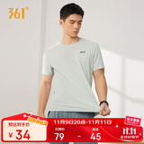 361°短袖男士t恤夏季运动服速干衣跑步宽松健身上衣服652524113H-2