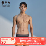 雅戈尔（YOUNGOR）内裤男平角短裤单条装宽松无痕亲肤透气舒适 VNNK910135APQ 1条 M
