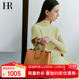 HR赫莲娜包包女包美拉德头层牛皮手提包女上班通勤提挎包生日礼物