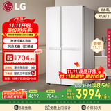 LG大容量664L家用冰箱双开门国家补贴节能风冷无霜电冰箱对开门分区精储以旧换新S674MEG11D