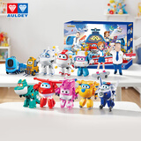 奥迪双钻（AULDEY）超级飞侠家庭大团圆全套12只装变形机器人礼盒儿童玩具生日礼物