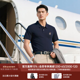 比华利保罗【珠地网眼】2025夏季新款男士休闲短袖polo衫 宝蓝色 L