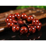 鼎枫 海南黄花梨手串2.0鬼脸对眼佛珠手链油梨老料佛珠男女款海黄手串