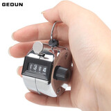 戈顿 GEDUN 计数器 点数器仓库计数无需电池机械式手动金属按压计数器