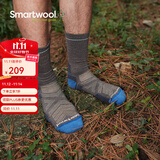 SMARTWOOL徒步轻量减震中筒袜户外美利奴羊毛袜运动袜登山袜1614 褐拼拉古纳蓝P31（新色） M（适合脚码38-41）