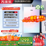 万家乐【安睡洗RG1(F)·节能静音双一级】燃气热水器16升国家补贴15%天然气下置风机密闭稳燃舱以旧换新