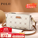 POLO包包女包手提包女单肩包女士斜挎包妈妈包复古老花生日礼物送女友