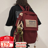 爱情海双肩包书包女大容量小学生初中高中背包大学生高颜值电脑包旅行包