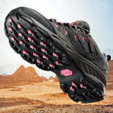 TFO 徒步鞋 情侣款户外鞋透气防滑越野登山鞋084089 女款深灰色 37