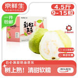 京鲜生树熟软糯奶油芭乐 净重4.5斤装单果150g+ 番石榴 源头直发包邮