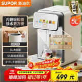 苏泊尔（SUPOR）【国家补贴】电热水瓶饮水机恒温水壶5L电热水壶烧水壶316L可拆内胆彩屏多段保温SW-50T302