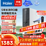 海尔（Haier）1000G鲜活水pro触控龙头净水器 政府补贴 家用星河厨下净水机反渗透净水器双出水净饮机