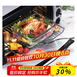 乐扣乐扣（LOCK&LOCK） 格拉斯耐热玻璃保鲜盒 微波炉烤箱加热冰箱收纳带饭便当饭盒 长方形LLG428 630ml