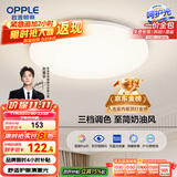 欧普（OPPLE）吸顶灯卧室灯具可调光LED照明灯饰简约大气高显色护眼冰玉 呵护光