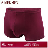 爱慕先生1号裤莫代尔净痕中腰平角NS23V81波尔多红180