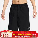 耐克NIKE男子春夏梭织短裤 运动休闲 凉爽轻便FN2999-010黑色 2XL