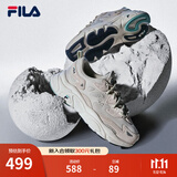 FILA斐乐女鞋跑步鞋情侣同款老爹鞋MARS火星鞋男鞋休闲运动鞋 【女款】奶白/木薯粉-GT 38.5