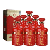 古贝春42度 红2000 浓香型白酒 整箱装 500ml*6瓶