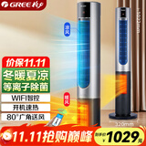 格力（GREE）暖风机冷暖两用塔扇家用冷暖风机摇头无叶风扇暖风机卧室客厅落地扇智能遥控电暖器 FL-1001RBag