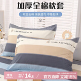 艾薇 全棉枕头套枕套学生单人枕芯套纯棉枕套一个 罗马时代 48*74cm