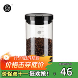 Hero 玻璃密封罐透明玻璃瓶子储物罐收纳罐保鲜罐茶叶罐 大容量1000ml