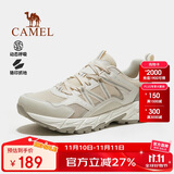 骆驼（CAMEL）户外登山鞋男女防泼水防滑徒步鞋越野运动跑鞋F14B097606