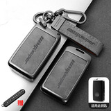 猛速马自达cx5钥匙套cx4阿特兹马自达6男cx3睿翼cx8车cx30昂克赛拉扣 C款【灰色皮套+合金壳+钥匙扣】