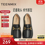 天美意乐福鞋秋冬通勤女鞋商场同款女皮鞋
