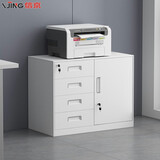 信京办公文件柜铁皮柜矮柜抽屉员工档案资料柜储物柜高580偏四抽