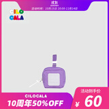 CILOCALA女包钱包糖果色方形卡包零钱包女生轻奢证件包帆布身份证收纳包 WISTERIA