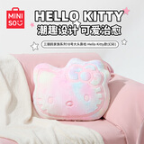 名创优品（MINISO）三丽鸥家族系列Hello Kitty18号大头靠枕幻彩款 可爱毛绒沙发抱枕