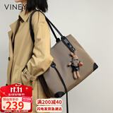viney包包女包帆布托特包大容量品牌单肩大包生日礼物高级感送女友老婆