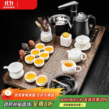 原和功夫茶具套装家用整套自动烧水一体茶盘茶杯茶壶办公会客现代茶台